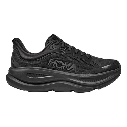HOKA Bondi 9 Men's Running Shoes - Black/Black