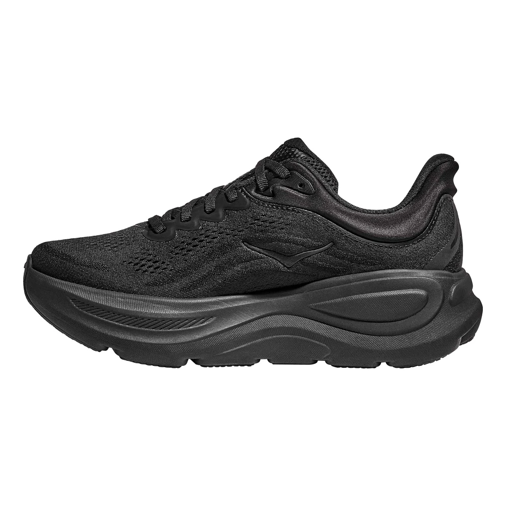HOKA Bondi 9 Men's Running Shoes - Black/Black