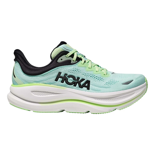 HOKA Bondi 9 Men's Running Shoes - Luna Moth/Blue Spark