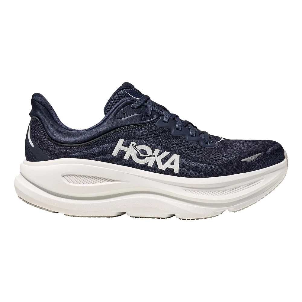 HOKA Bondi 9 Men's Running Shoes - Navy/White