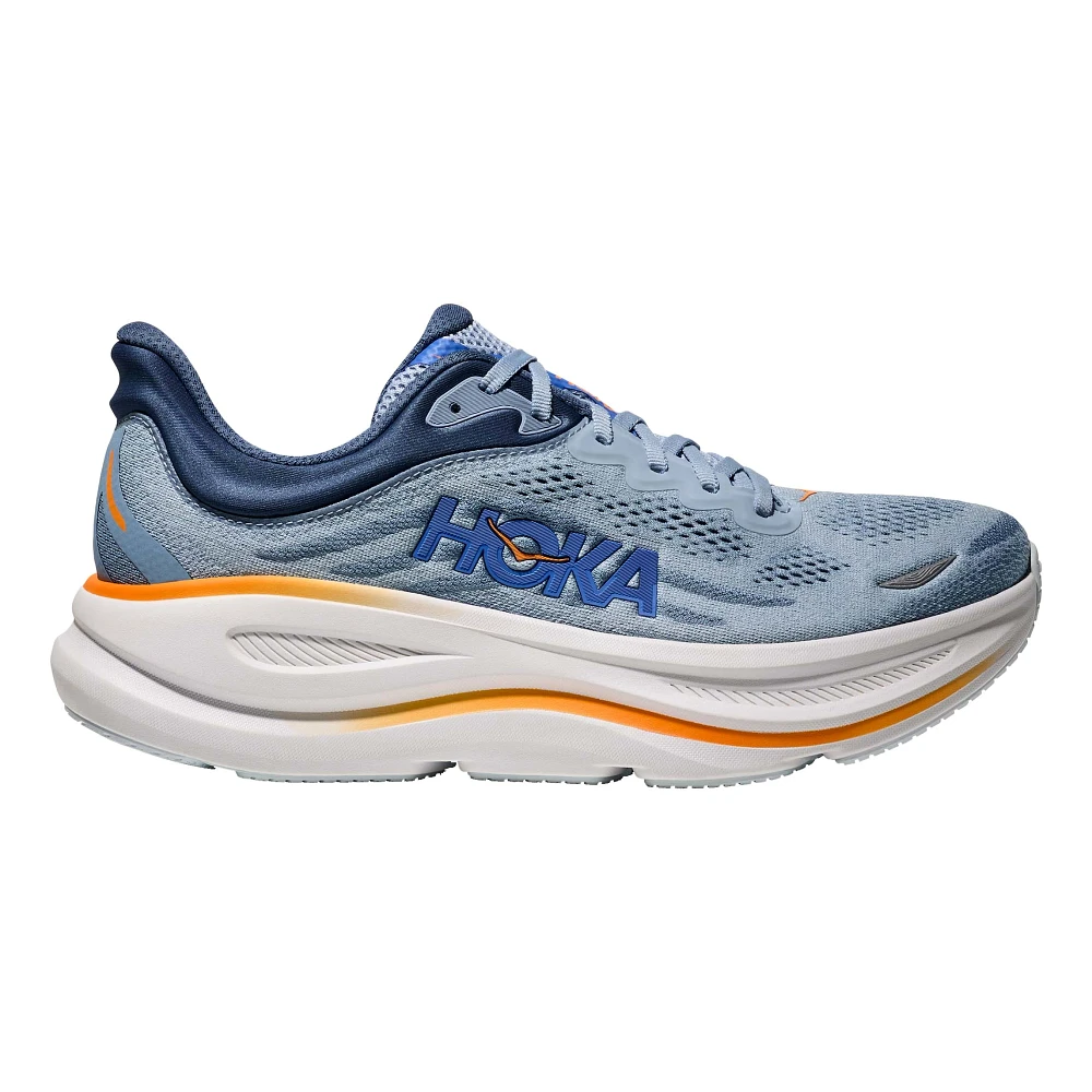 HOKA Bondi 9 Men's Running Shoes - Drizzle/Downpour