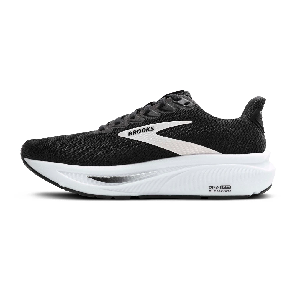 Brooks Ghost 17 Men Running Shoes – Black/White