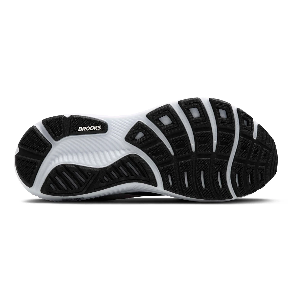 Brooks Ghost 17 Men Running Shoes – Black/White