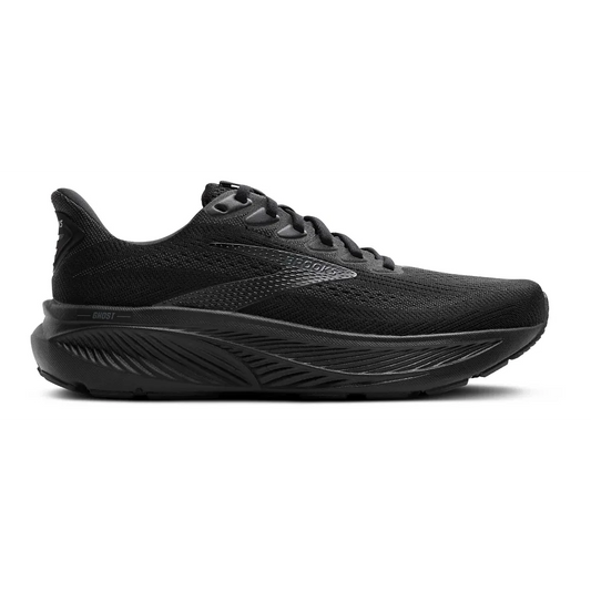 Brooks Ghost 17 Men Running Shoes – Black/Black