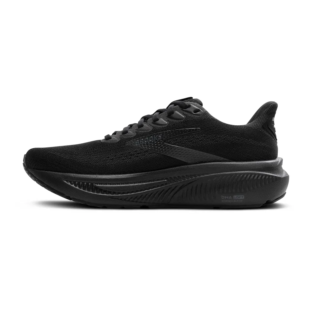 Brooks Ghost 17 Men Running Shoes – Black/Black