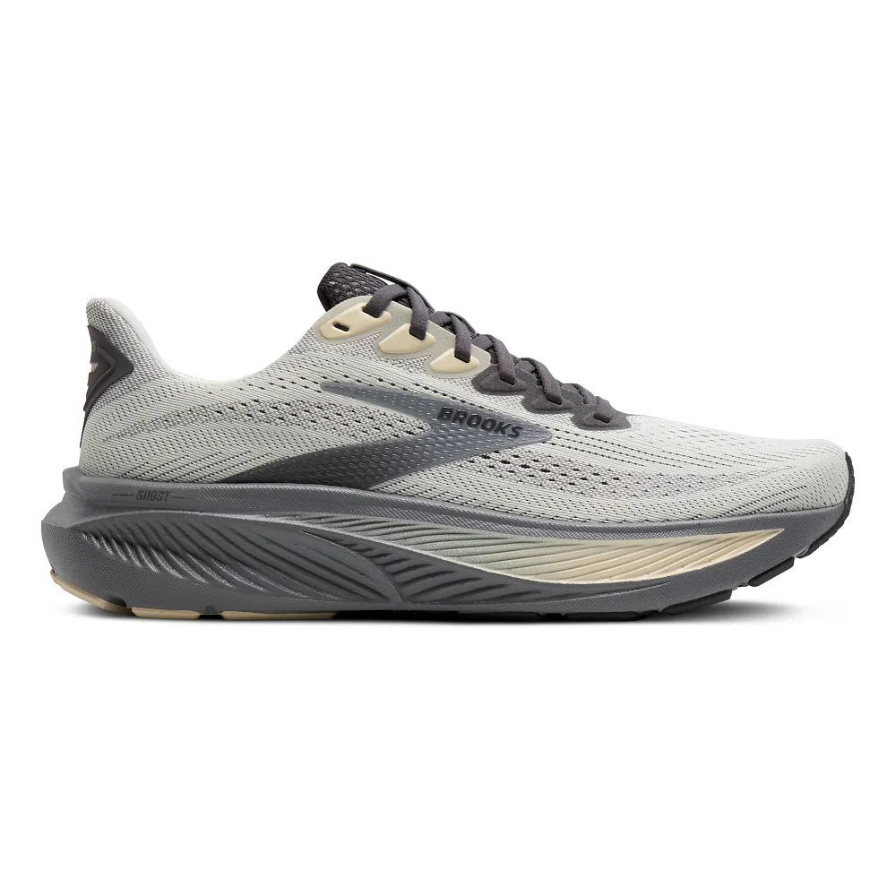 Brooks Ghost 17 Men Running Shoes – Vaporous Grey/Primer