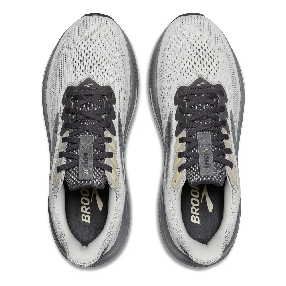 Brooks Ghost 17 Men Running Shoes – Vaporous Grey/Primer