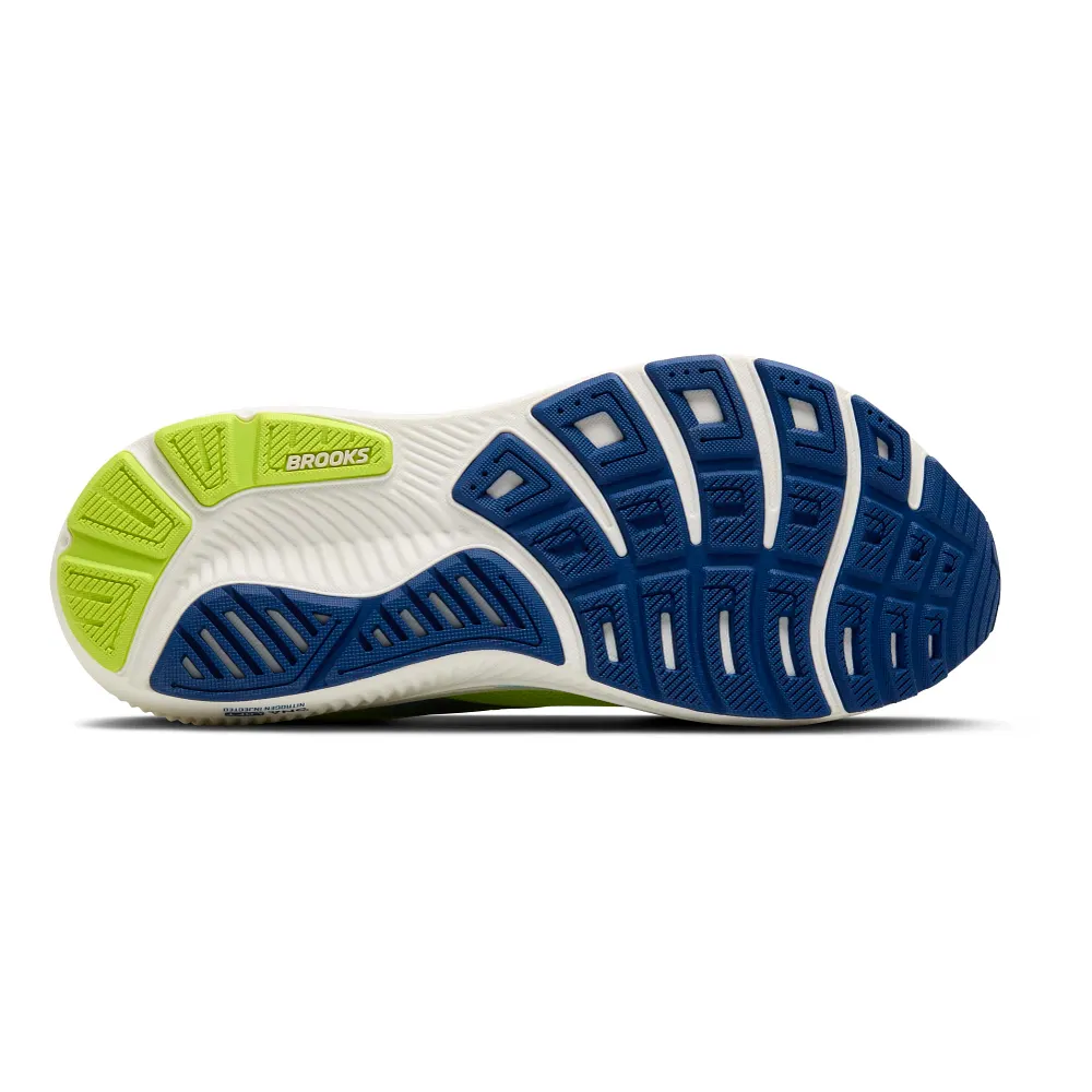 Brooks Ghost 17 Men Running Shoes – Acid Lime/Navy/White