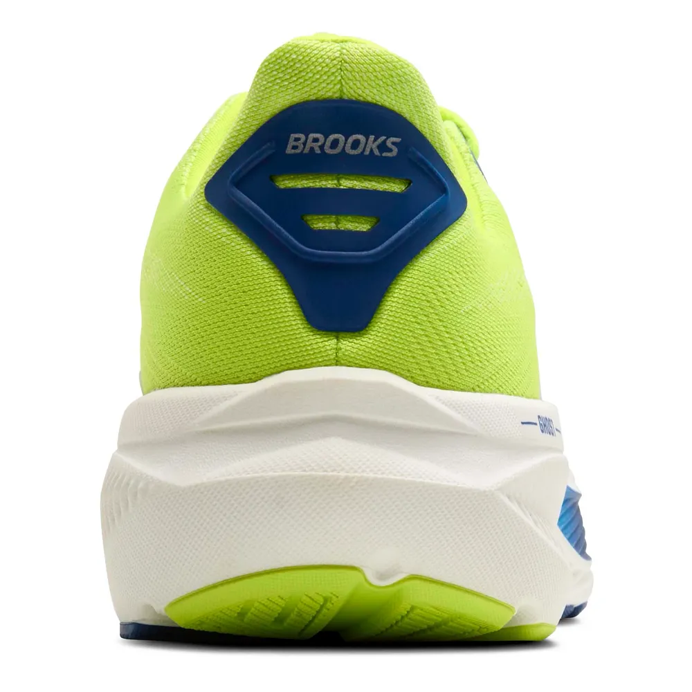Brooks Ghost 17 Men Running Shoes – Acid Lime/Navy/White