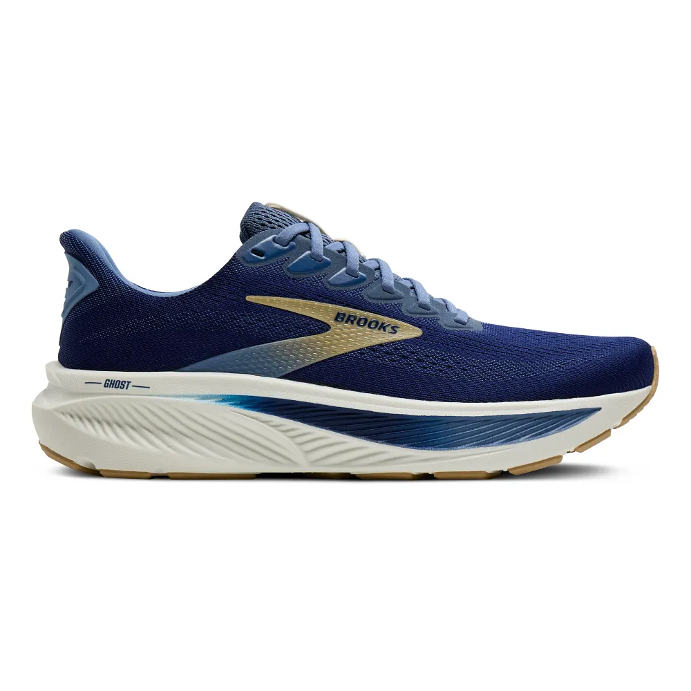 Brooks Ghost 17 Men Running Shoes – Blue/Moonlight