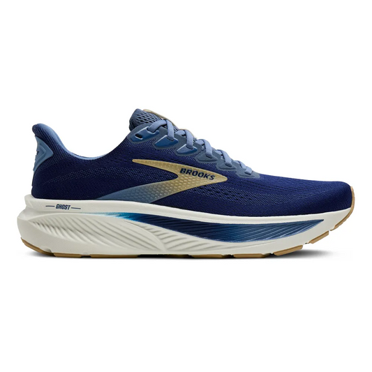 Brooks Ghost 17 Men Running Shoes – Blue/Moonlight