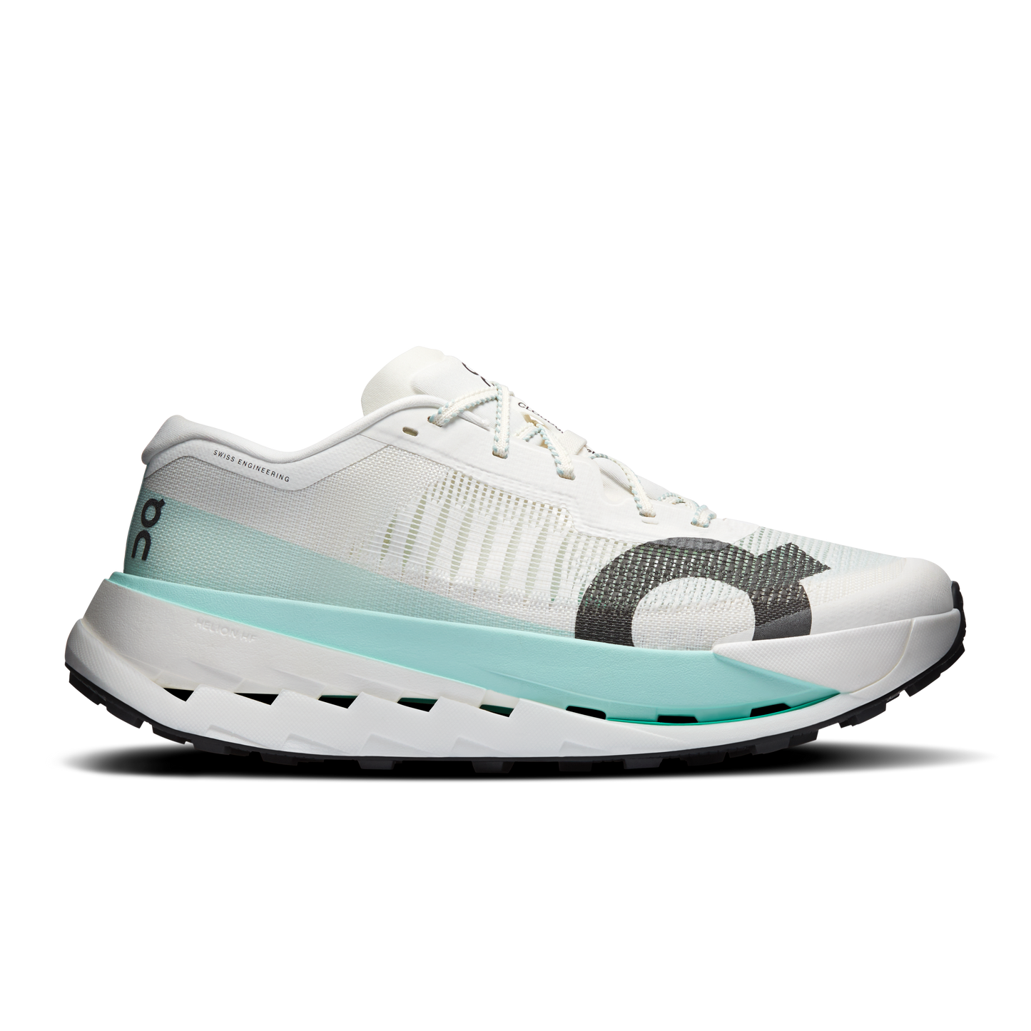 On Cloudultra Pro - Men's Ultra Distance Trail Racing Shoe - Ivory / Celeste
