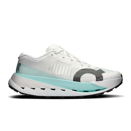 On Cloudultra Pro - Men's Ultra Distance Trail Racing Shoe - Ivory / Celeste
