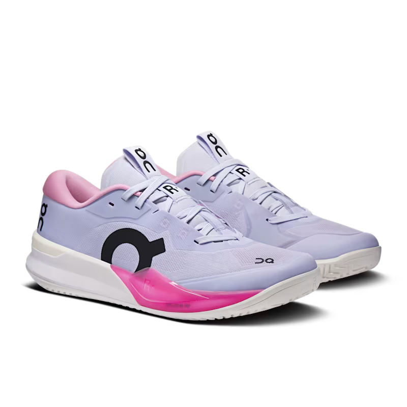 On THE ROGER Pro 3 Clay Men's Shoes - White Flame