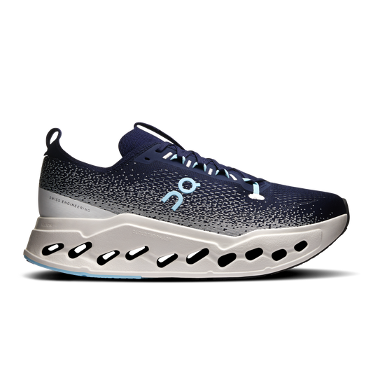 On Cloudsurfer Max Wide - Men's Max Cushioned Running Shoe - Midnight / Ivory