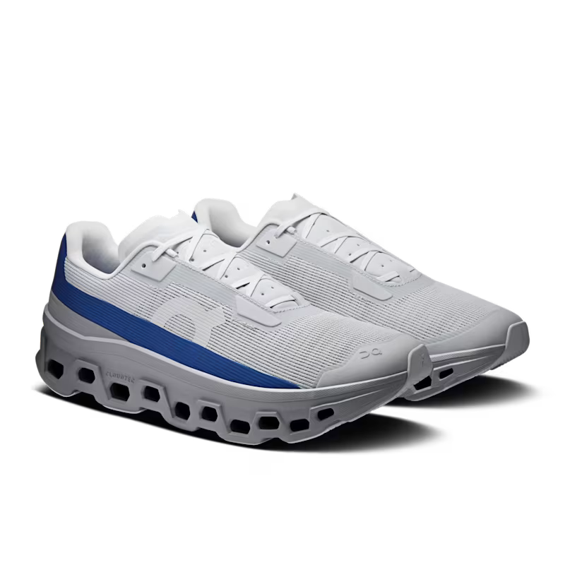 On Cloudmonster Void Men's Shoes - Glacier White