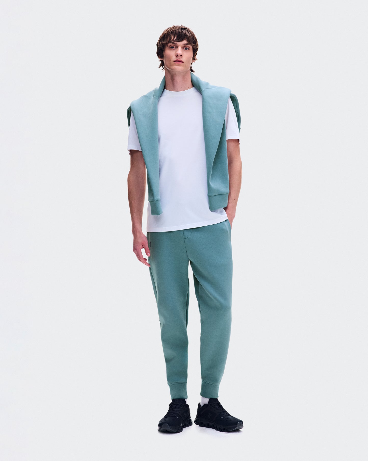 On Focus Tech Sweatpants - Men's Soft, Versatile Sweatpants - Agave
