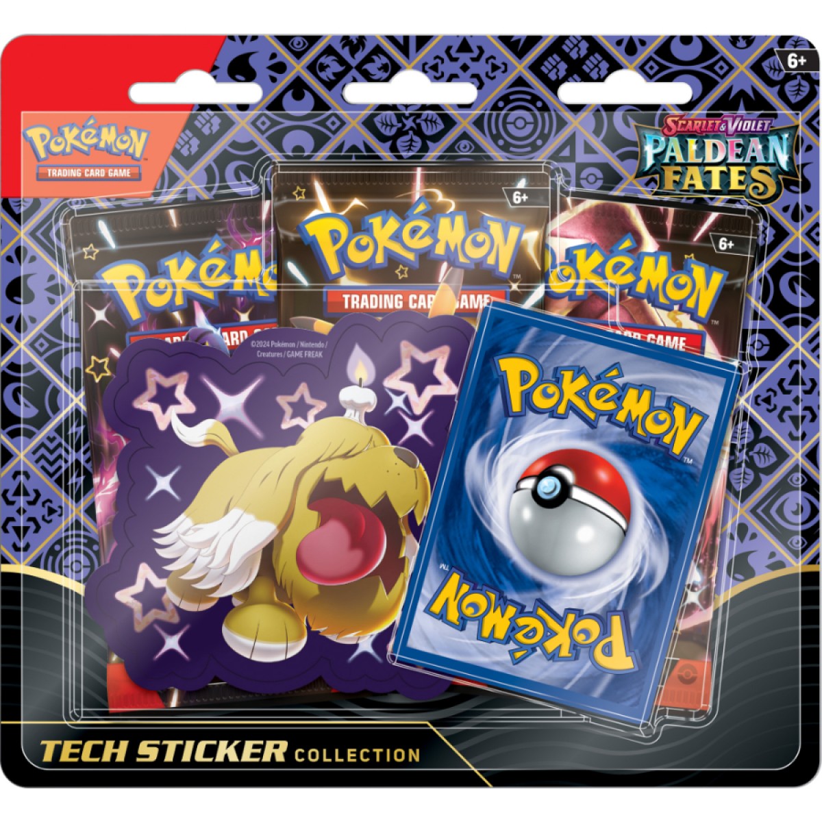 Pokémon TCG: Scarlet & Violet 4.5 – Paldean Fates Tech Sticker Blister (Single Pack)