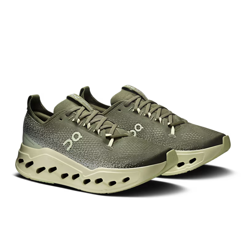 On Cloudsurfer Max Wide Olive | Seedling