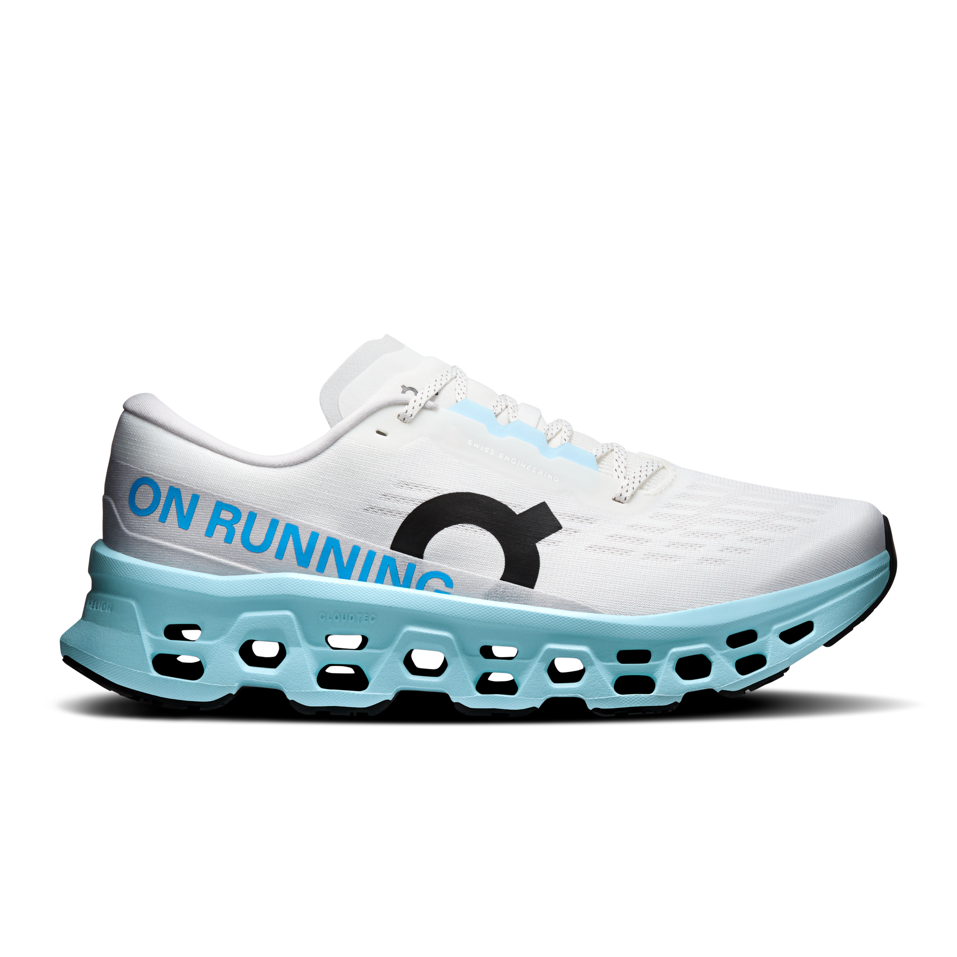 On Cloudmonster 3 - Men's Responsive Running Shoe - Ivory / Topaz