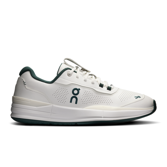 On THE ROGER Pro LDN - Men's Tennis-Inspired All-Day Shoe - White / Evergreen