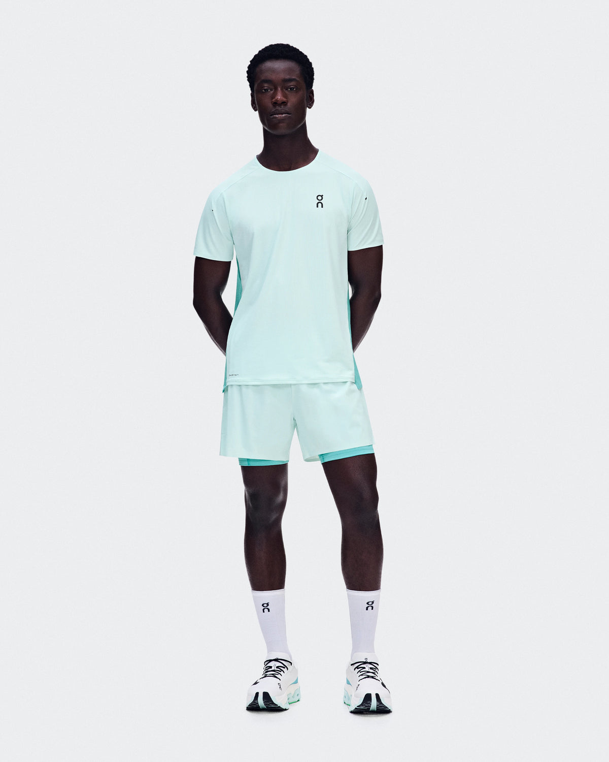 On Men’s Performance-T Flurry | Aquamarine