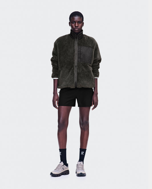 On Ascent Fleece Jacket Espresso unisex