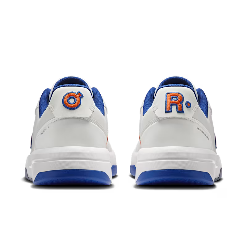 On THE ROGER Clubhouse Varsity Men's Shoes - White Indigo