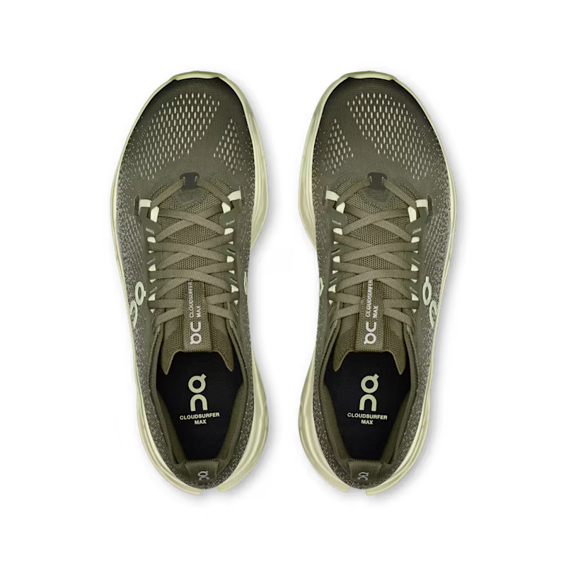 On Cloudsurfer Max Wide Olive | Seedling