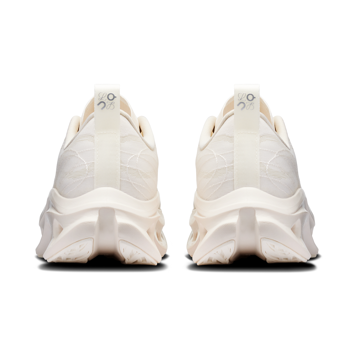 On x LOEWE Cloudtilt Cosmic White men's sneakers - heel view