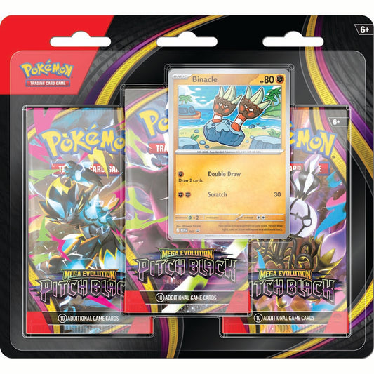 Pokémon TCG: Mega Evolution - Pitch Black 3-Pack Blister