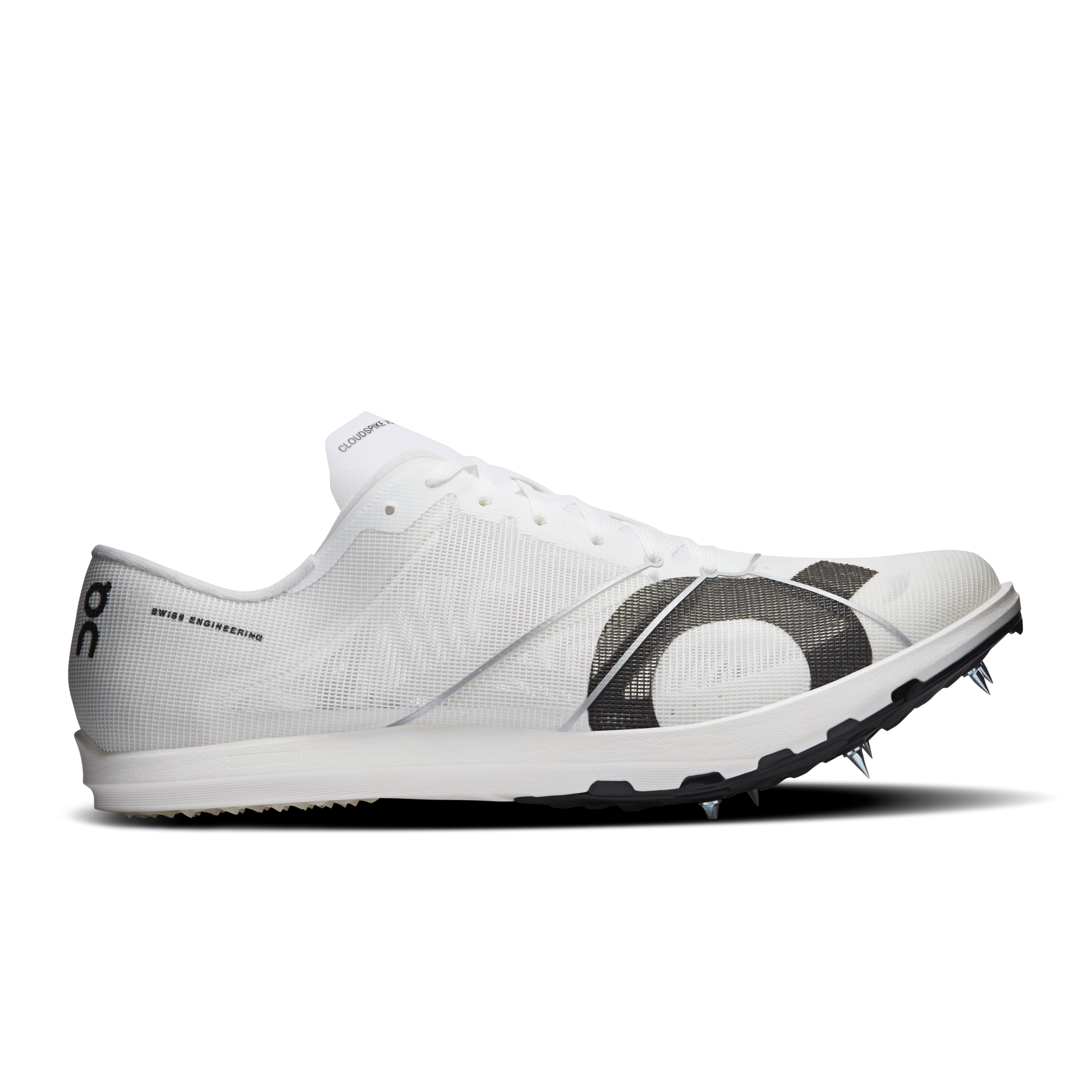 On Cloudspike XC - Cross-Country Shoe For Men - White / Black
