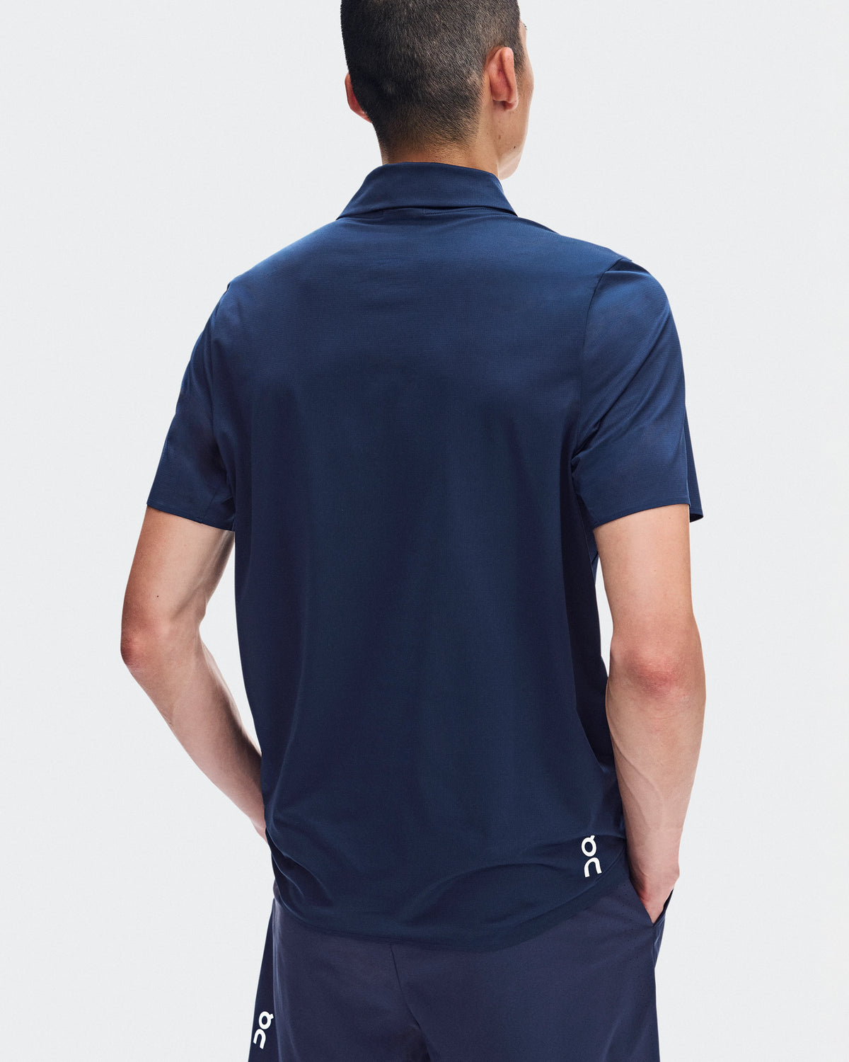 On Men's Court Polo Inkwell – official product gallery image 5