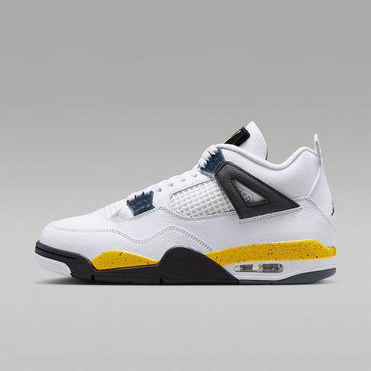 Air Jordan 4 Retro 'Tour Yellow' - IO2463-102 - White / Dark Blue Grey / Black / Tour Yellow - image 1