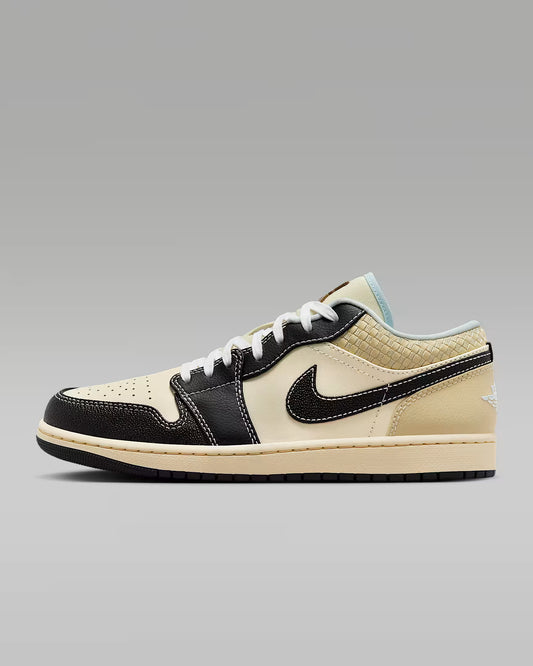 Jordan 1 Low SE Coconut Milk Black Muslin