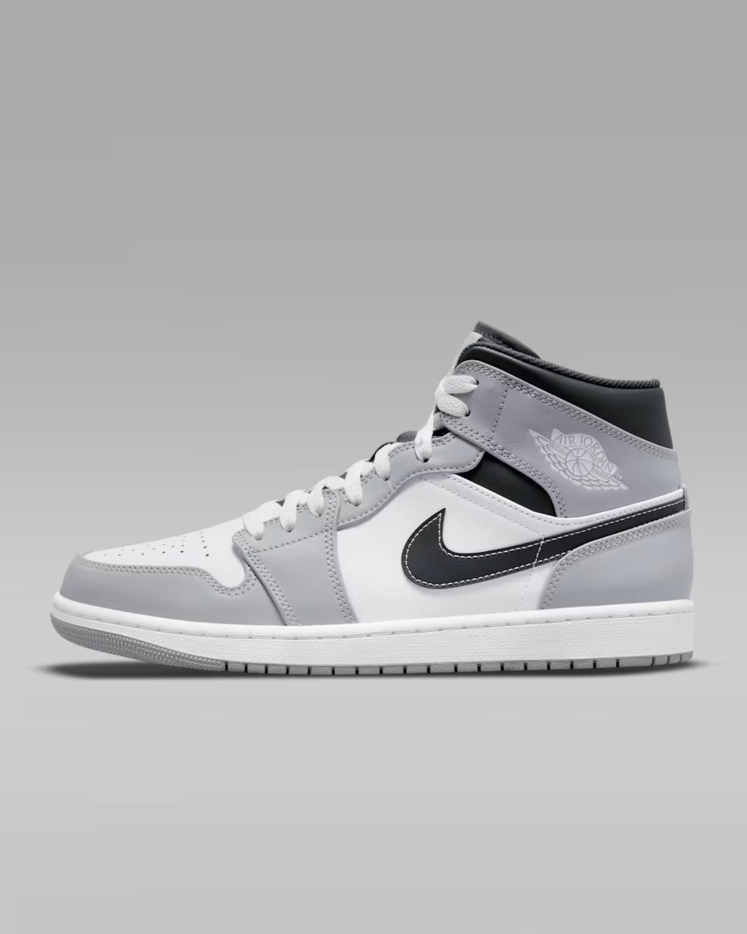 Air Jordan 1 Mid “Light Smoke Grey” – 554724-078