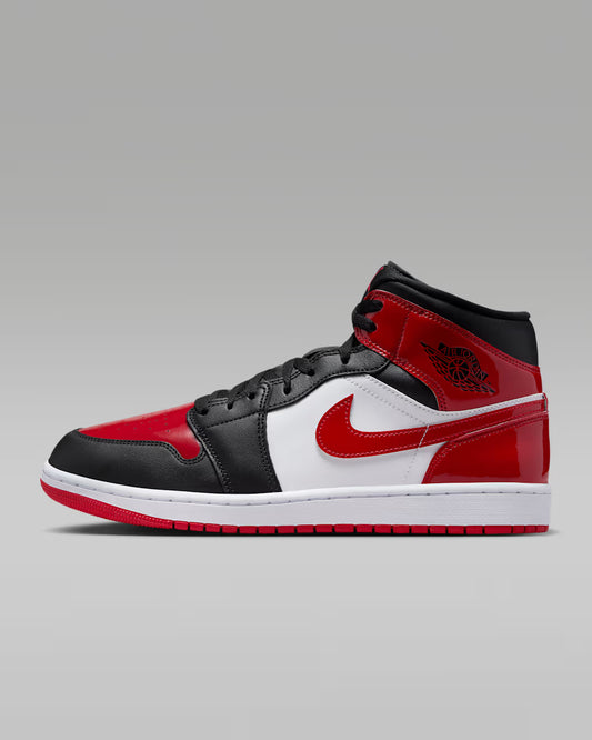 Air Jordan 1 Mid SE “Patent Bred Toe”