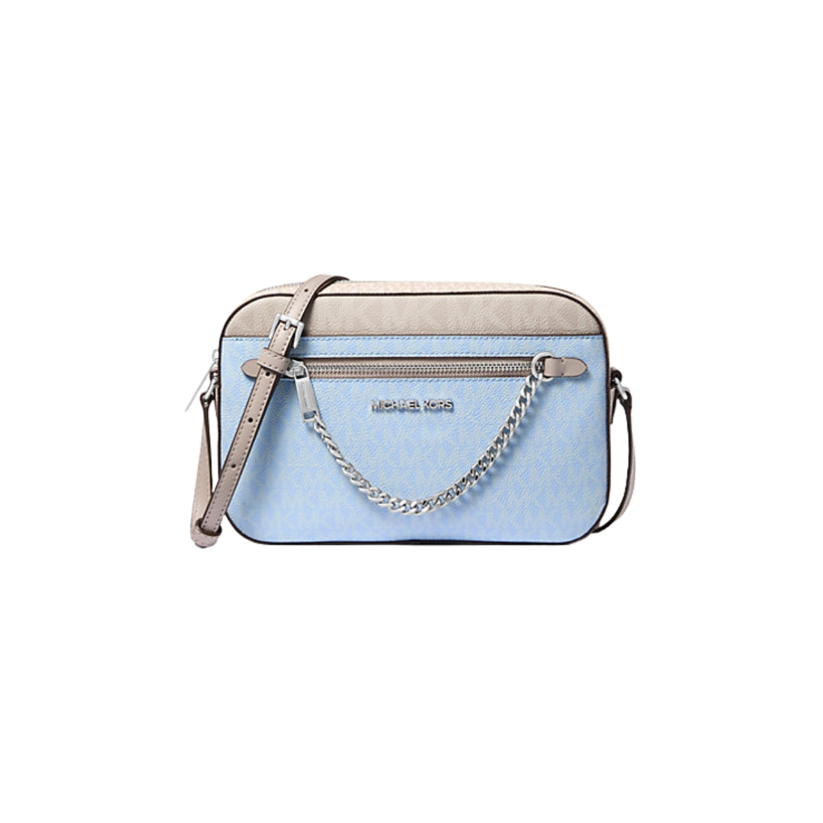 Michael Kors Jet Set Medium Signature Logo Crossbody Bag