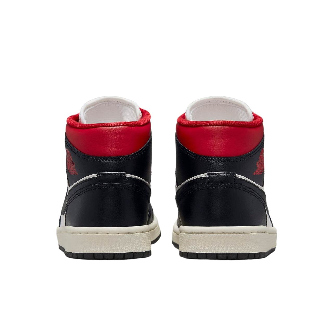 Jordan 1 Mid Sail Gym Red - Laceupclub