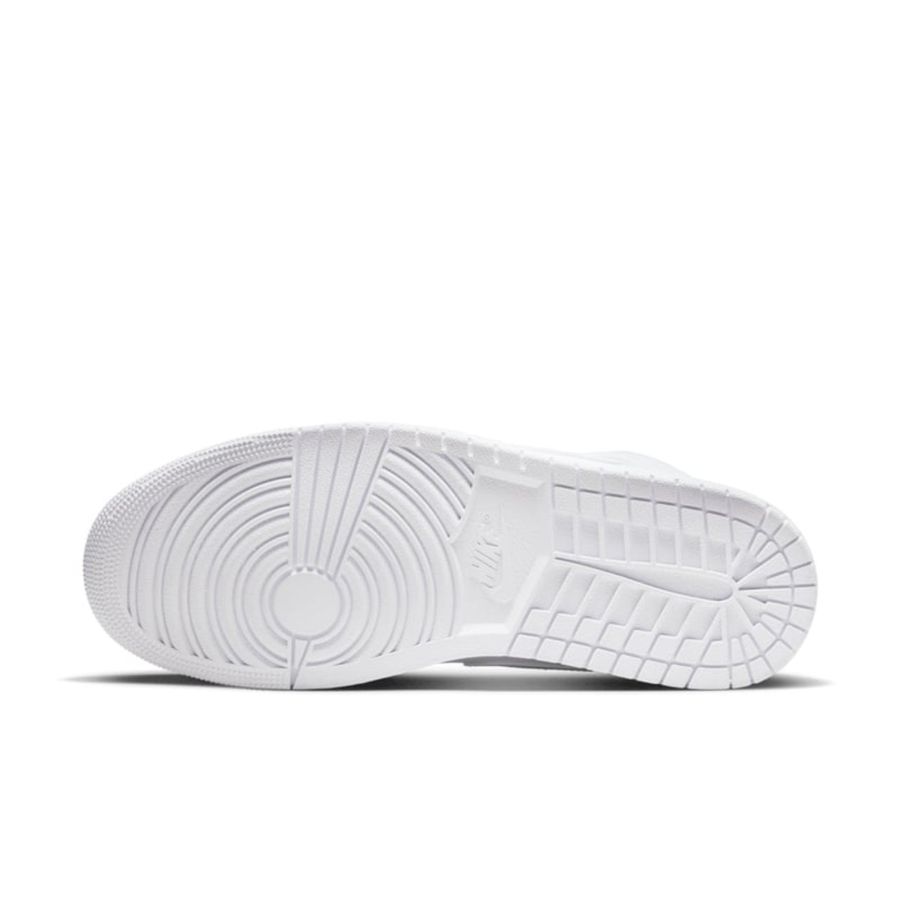 Jordan 1 Mid Triple White