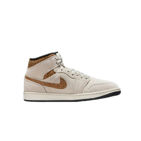 Jordan 1 Mid Light Orewood Brown