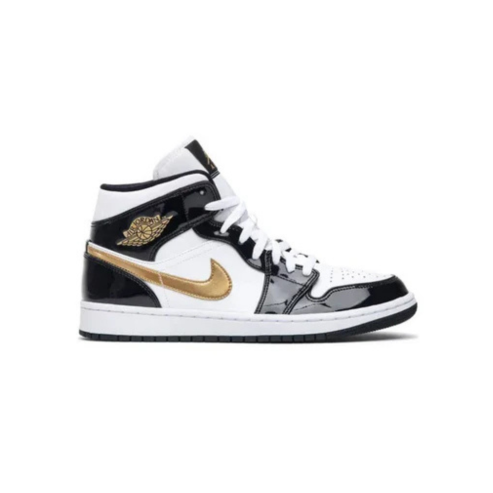 Jordan 1 Mid Patent Gold