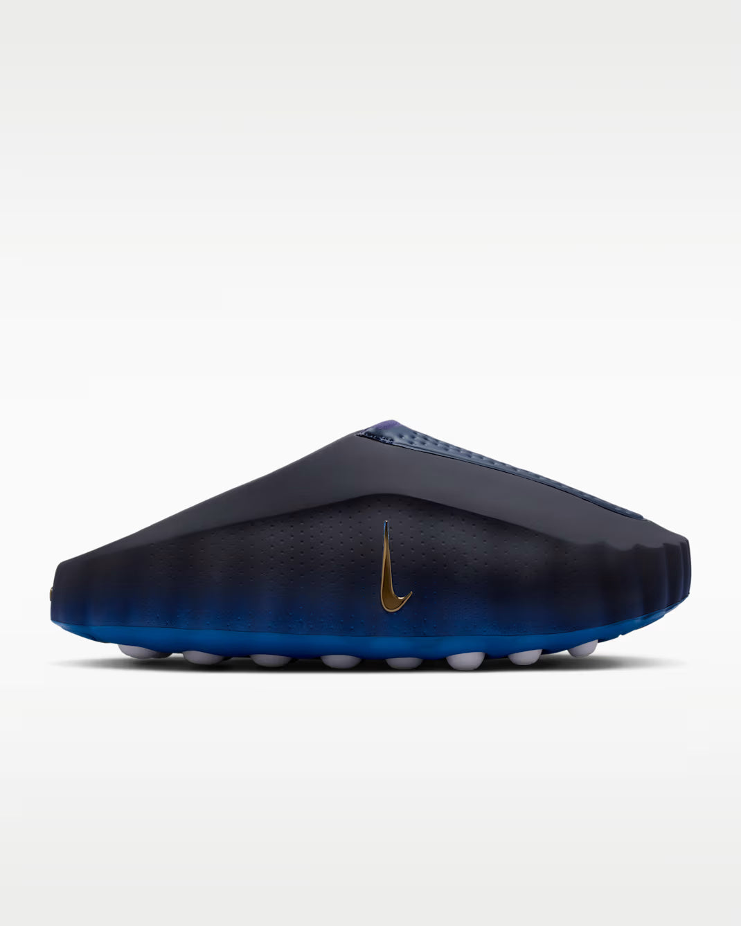 Nike Mind 001 Men's Pregame Mules Blackened Blue Metallic Copper