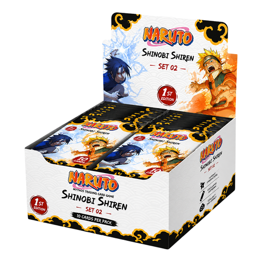 Naruto Mythos TCG Set 02 Shinobi Shiren 1st Edition Booster Box