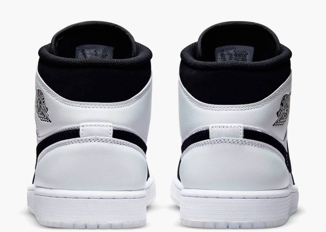 Air Jordan 1 Mid “Diamond Shorts” – Black White (DH6933-100)