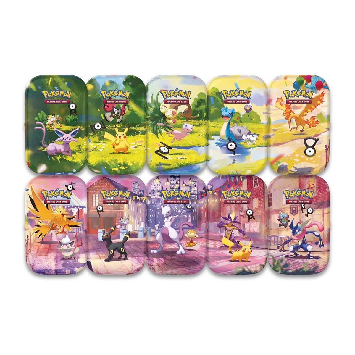 Pokémon TCG: 30th Celebration Mini Tin Sealed Display – 10 Tins