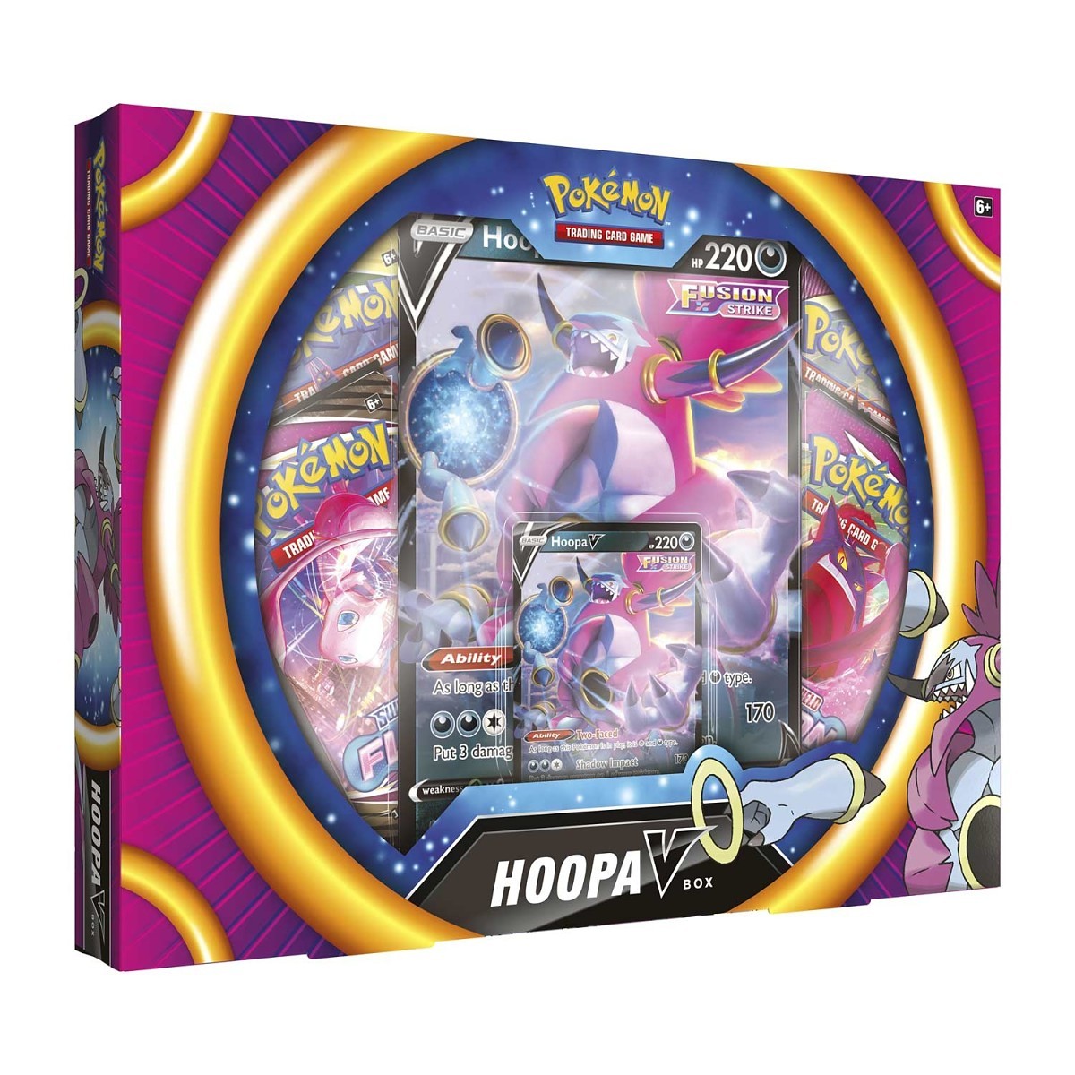 Pokémon TCG Hoopa V Box – Promo & 4 Booster Packs