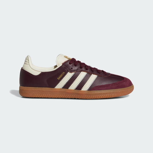 Adidas Originals Samba OG Maroon Gold Metallic