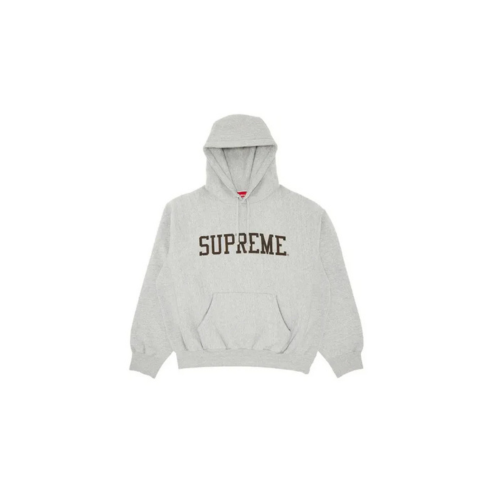 Supreme Hoodie Varsity Hooded Grey
