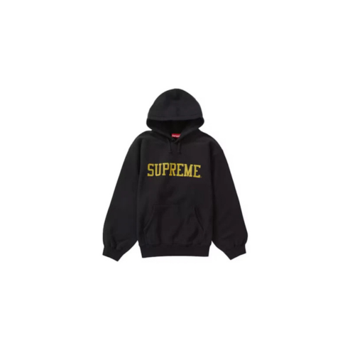 Supreme Hoodie Varsity Hooded Black